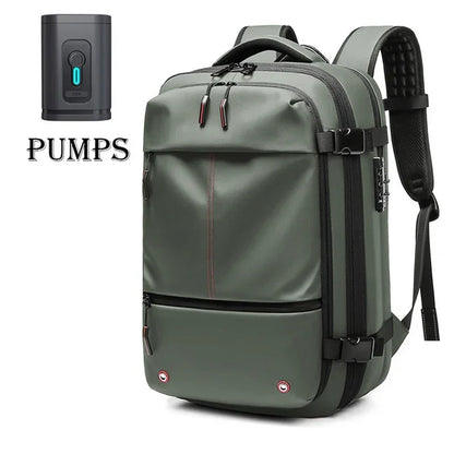 Men’s Travel Backpack – 17” Laptop Backpack with Vacuum Compression & Large Capacity
