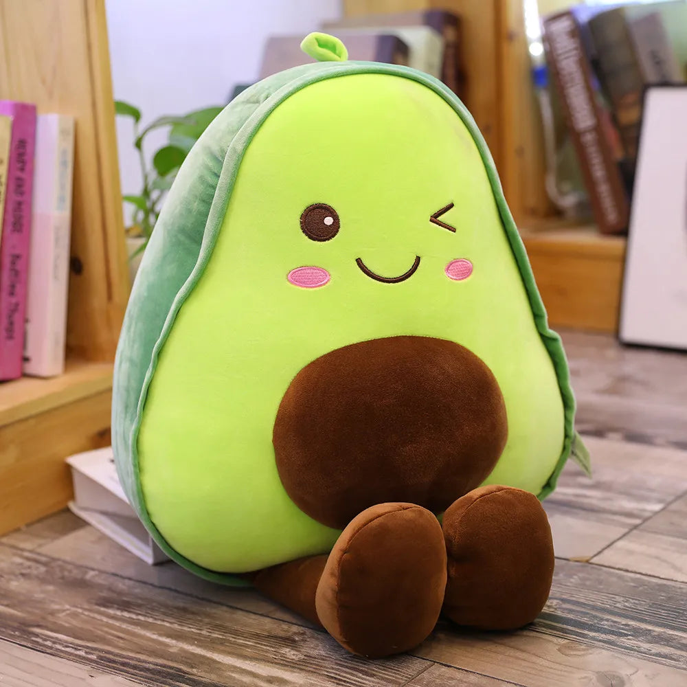New Cute Avocado Plush Toy Doll – Soft Pillow & Kawaii Fruit Cushion