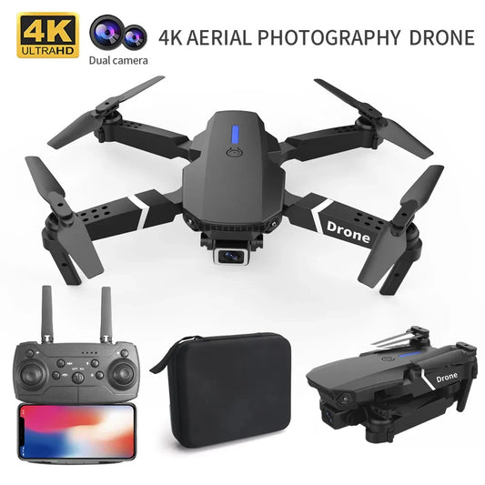 E88 4K Professional Drone – Foldable RC Quadcopter with HD Camera & WiFi FPV