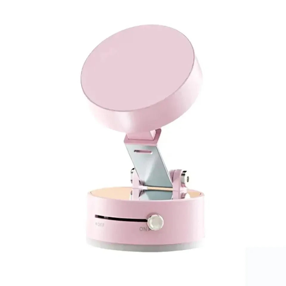 Vacuum Magnetic Suction Cup Folding Swivel Stand – Secure & Versatile Mobile Phone Holder