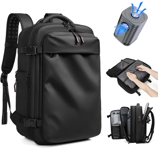 Men’s Travel Backpack – 17” Laptop Backpack with Vacuum Compression & Large Capacity