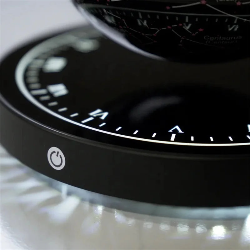 Levitating Magnetic Globe Table – Touch-Control Floating Starry Light Lamp