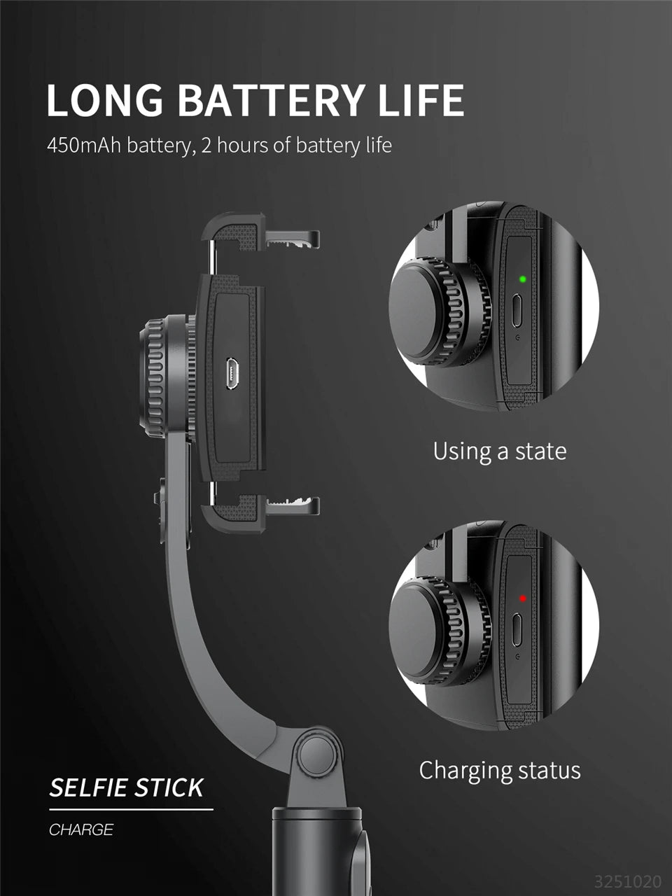 FGCLSY 2024 Gimbal Stabilizer Selfie Stick – Your Ultimate Mobile Photography Companion