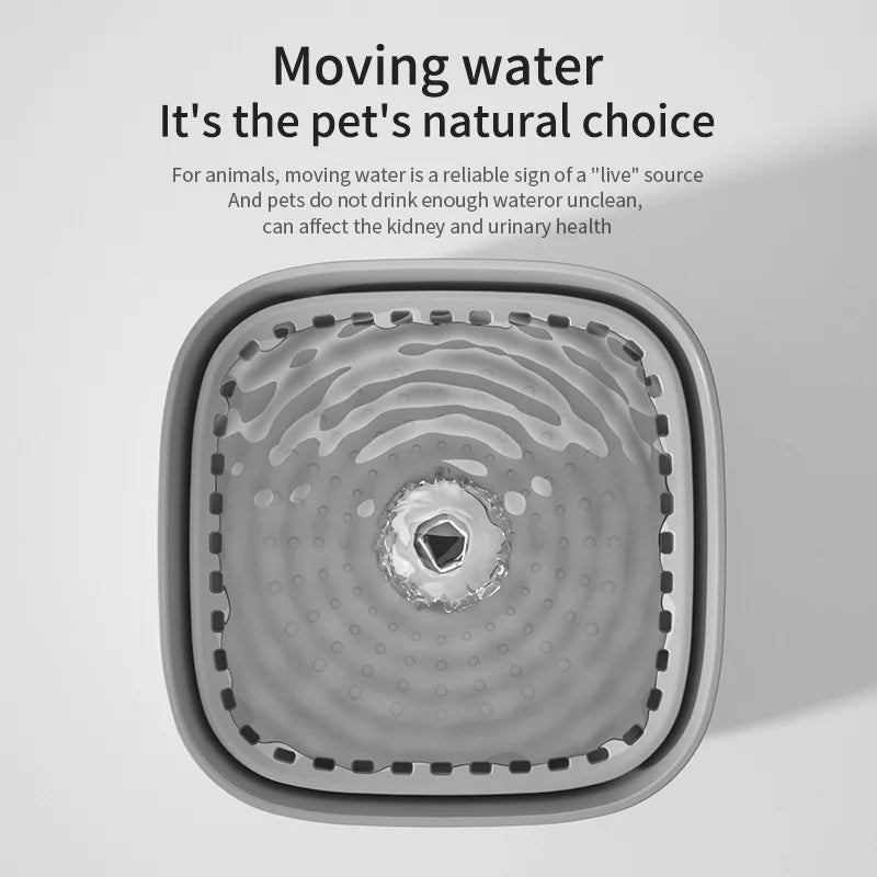 3L Automatic Cat Water Fountain – Silent, Filtered, and USB-Powered