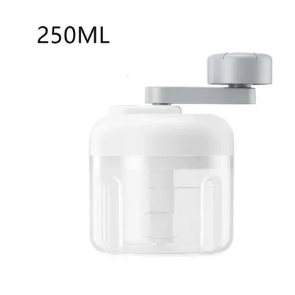 Multifunctional Vegetable Chopper – Manual Hand-Cranked Food Processor for Easy Mincing