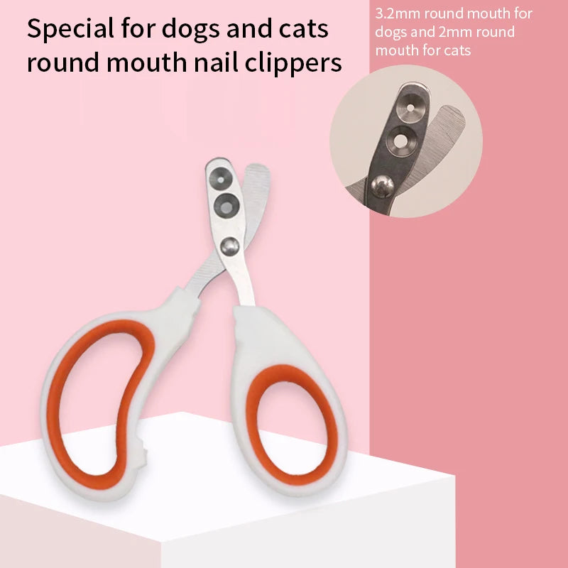 Professional Cat Nail Clippers – Stainless Steel Pet Nail Grooming Clippers for Cats & Dogs