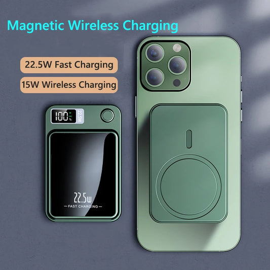 Magnetic Power Bank 20000mAh – Fast Charging on the Go