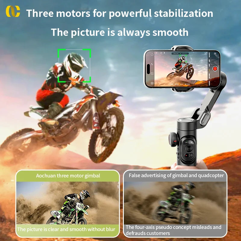 AOCHUAN Smart XE 3-Axis Handheld Gimbal – Elevate Your Content Creation
