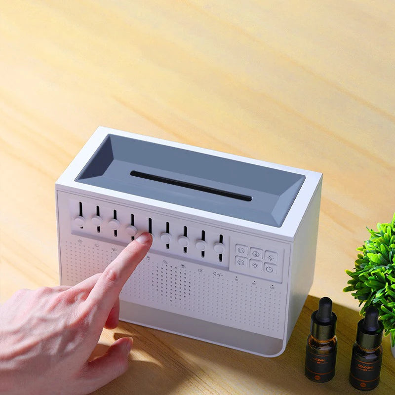 White Noise 3-in-1 Bluetooth Speaker – Sleep Aid, Night Light, & Humidifier All-in-One
