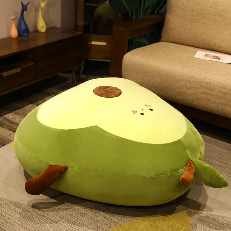 Giant Avocado Stuffed Plush Toy – Soft Fruit Cushion Pillow for Kids & Adults