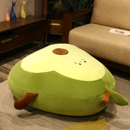 Giant Avocado Stuffed Plush Toy – Soft Fruit Cushion Pillow for Kids & Adults