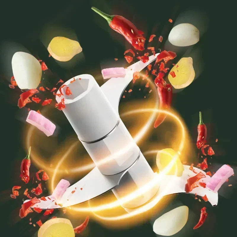 Multifunctional Vegetable Chopper – Manual Hand-Cranked Food Processor for Easy Mincing
