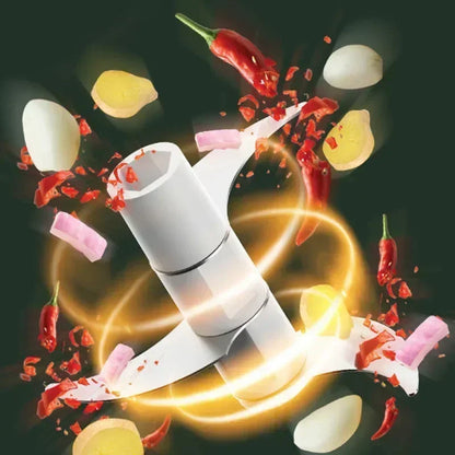 Multifunctional Vegetable Chopper – Manual Hand-Cranked Food Processor for Easy Mincing