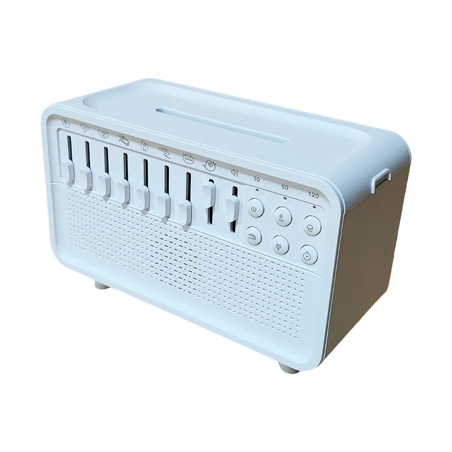 Portable White Noise Bluetooth Speaker – Nature Sound Sleep Aid with MP3 Music Player