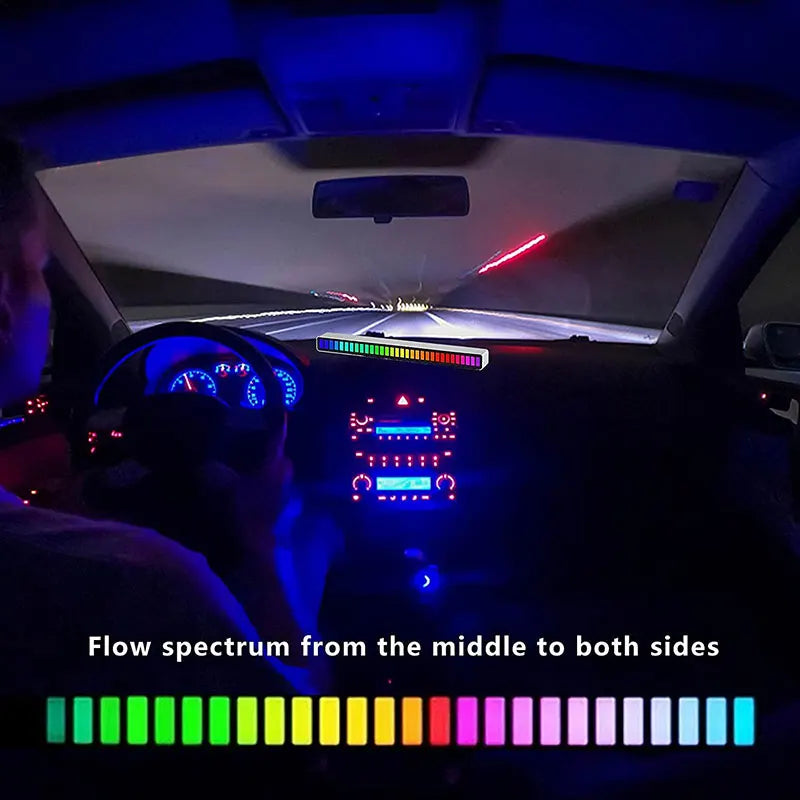Smart RGB Symphony Sound Control LED Light – Music Rhythm Ambient Pickup Lamp