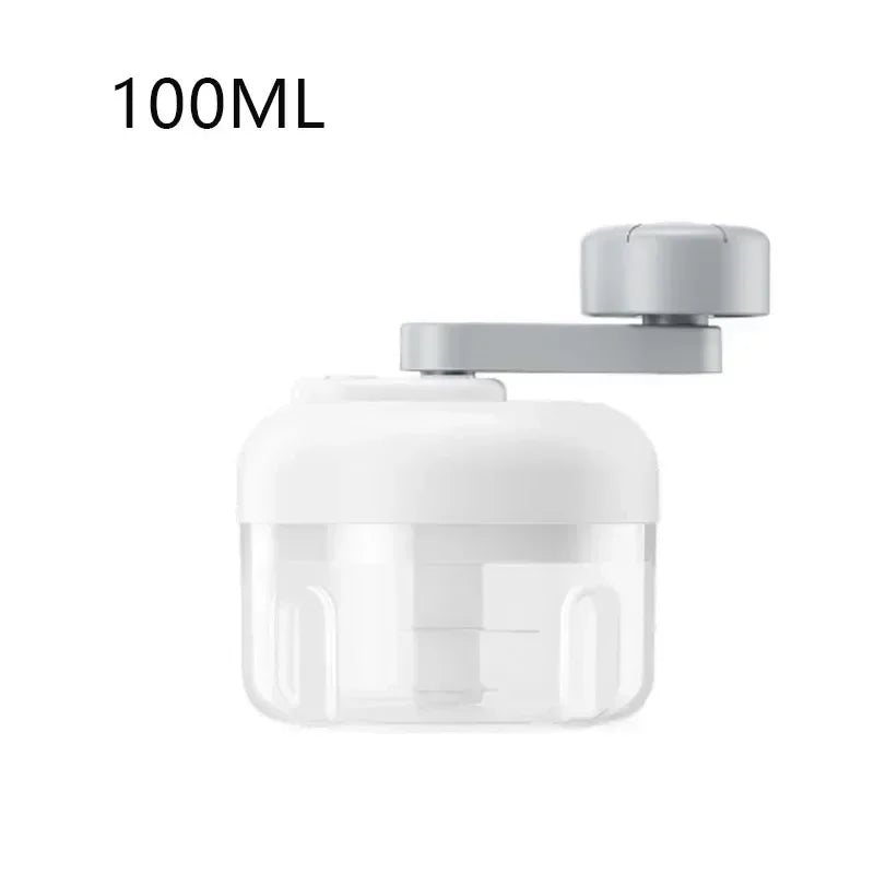 Multifunctional Vegetable Chopper – Manual Hand-Cranked Food Processor for Easy Mincing