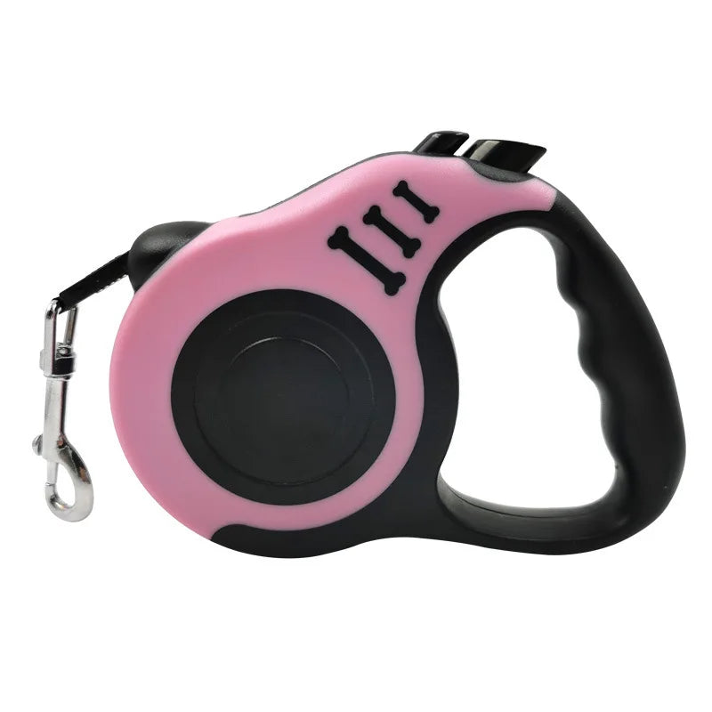 3/5 Meters Retractable Dog Leash – Automatic Flexible Traction Rope for Small, Medium, and Large Dogs