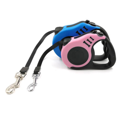 3/5 Meters Retractable Dog Leash – Automatic Flexible Traction Rope for Small, Medium, and Large Dogs