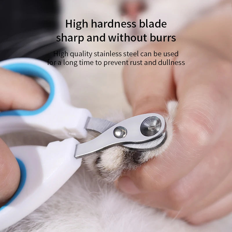 Professional Cat Nail Clippers – Stainless Steel Pet Nail Grooming Clippers for Cats & Dogs