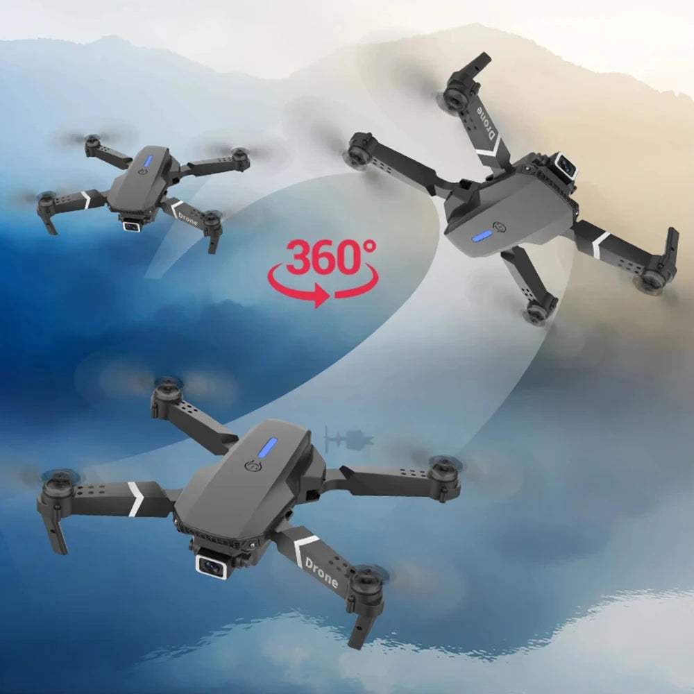 E88 4K Professional Drone – Foldable RC Quadcopter with HD Camera & WiFi FPV