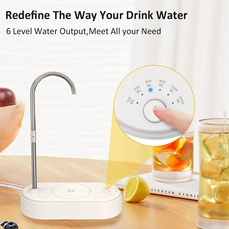 TAIGH Electric Water Bottle Pump – Convenient, Portable Water Dispensing