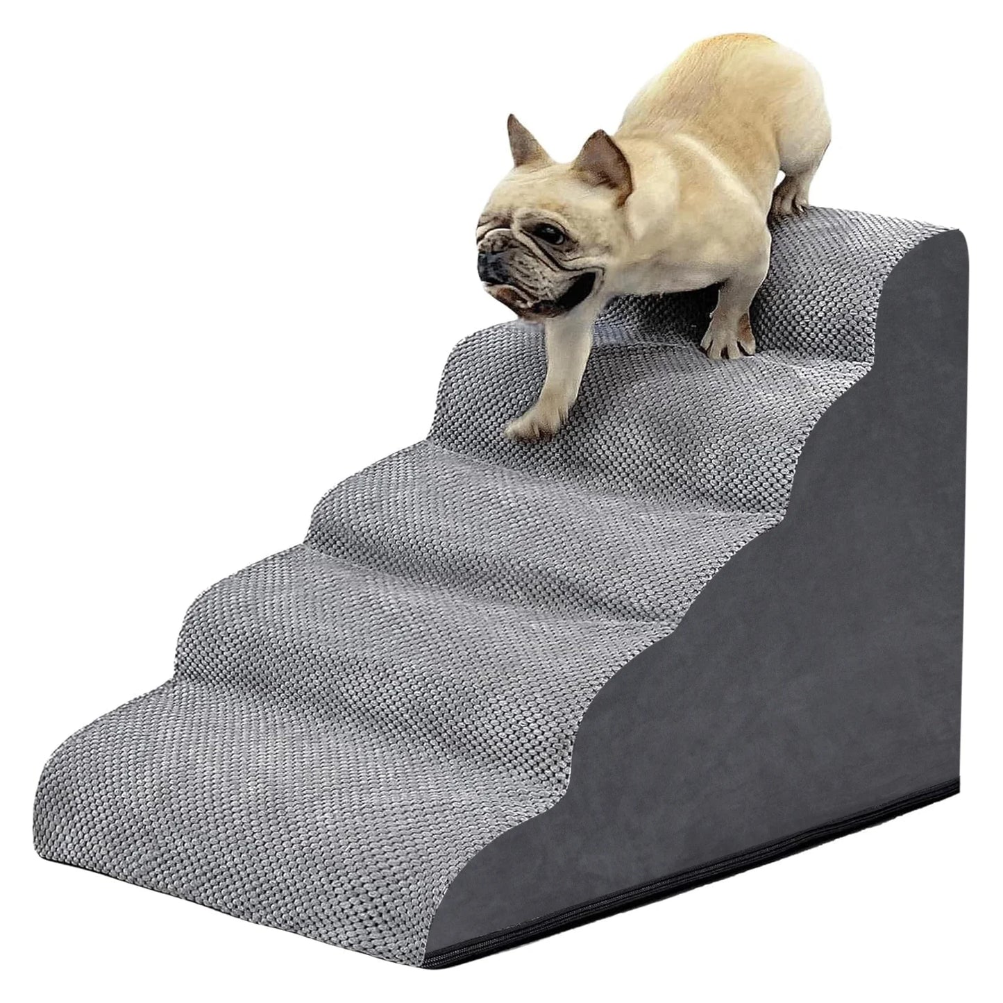 Non-Slip Pet Steps for Dogs & Cats – Removable & Washable Dog Training Stairs