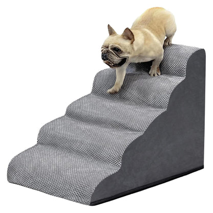 Non-Slip Pet Steps for Dogs & Cats – Removable & Washable Dog Training Stairs