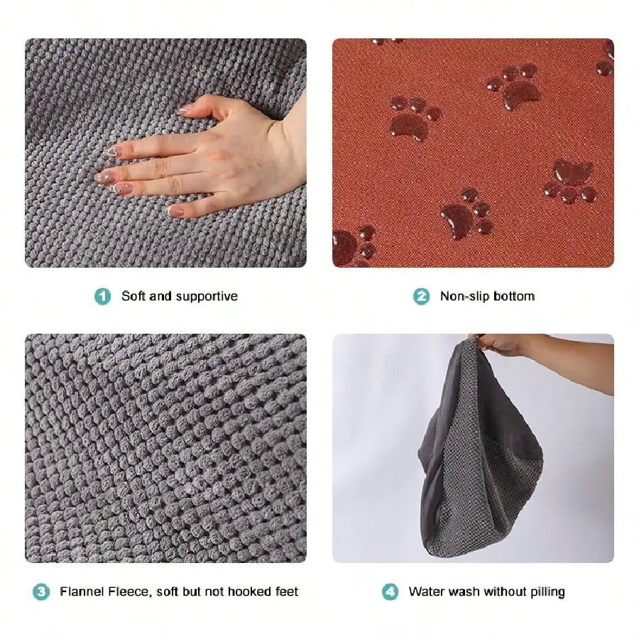 Non-Slip Pet Steps for Dogs & Cats – Removable & Washable Dog Training Stairs