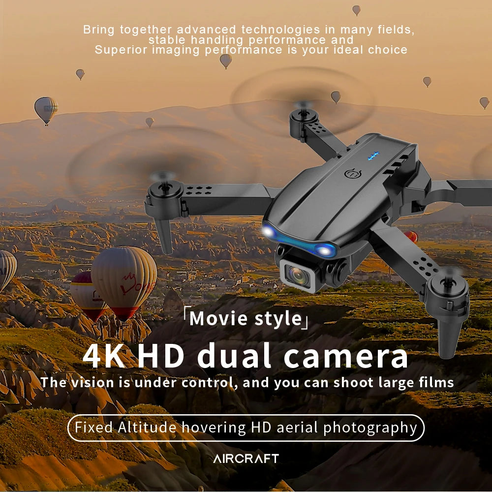 E99 Pro Drone – 6K HD Camera Quadcopter with Altitude Hold & Remote Control