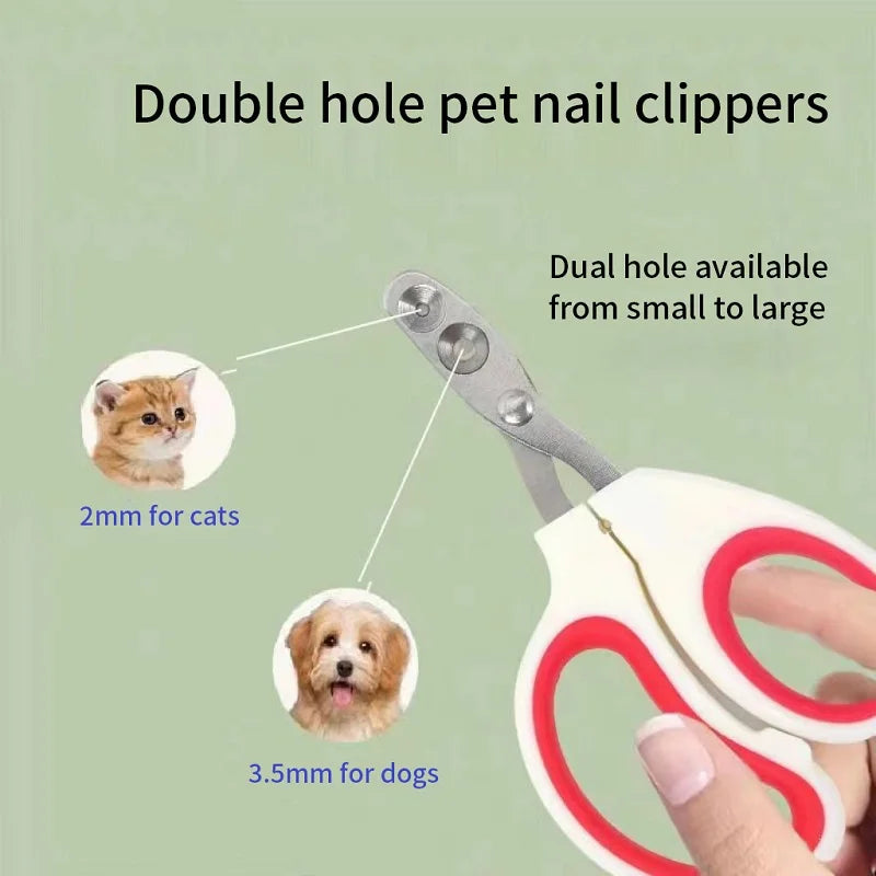 Professional Cat Nail Clippers – Stainless Steel Pet Nail Grooming Clippers for Cats & Dogs