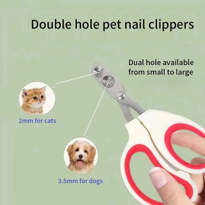 Professional Cat Nail Clippers – Stainless Steel Pet Nail Grooming Clippers for Cats & Dogs