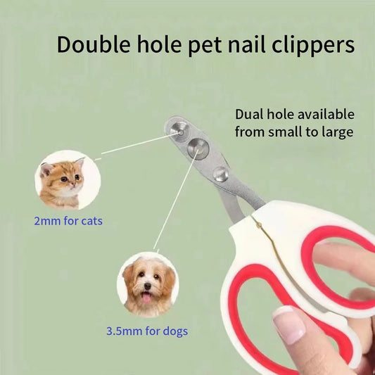 Professional Cat Nail Clippers – Stainless Steel Pet Nail Grooming Clippers for Cats & Dogs