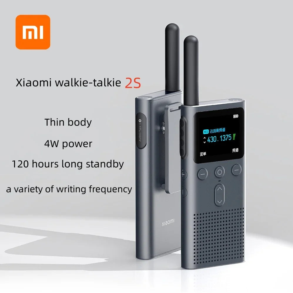 XIAOMI Walkie Talkie 2S – Long-Range, Dual-Mode Communication for Outdoor Adventures