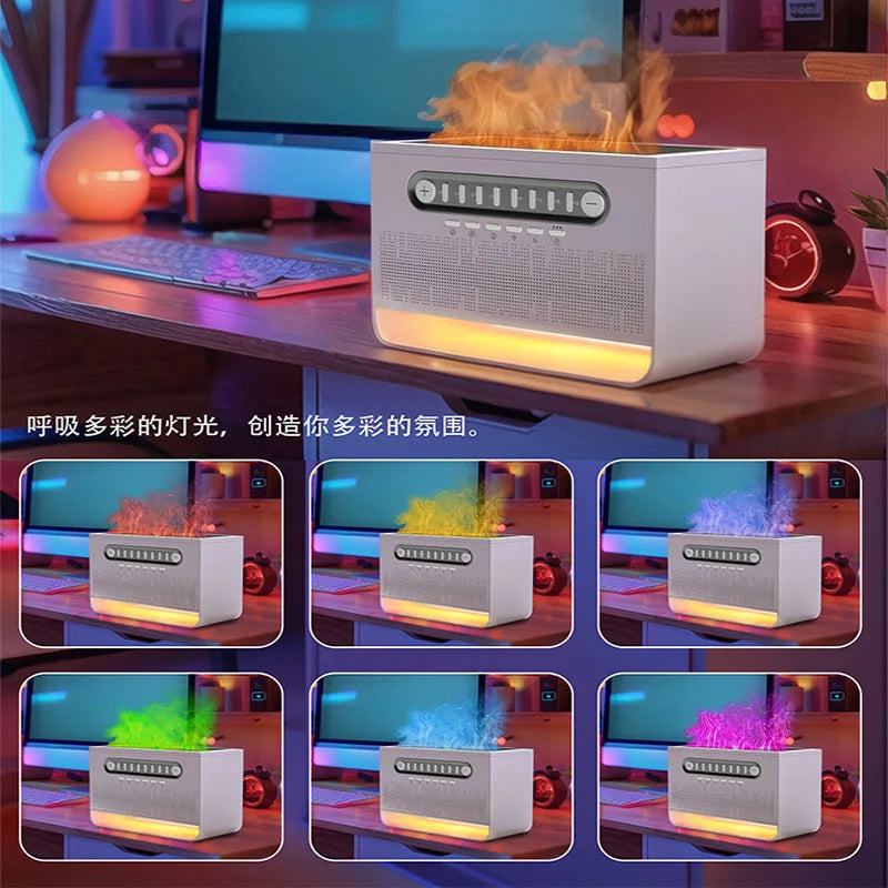 White Noise 3-in-1 Bluetooth Speaker – Sleep Aid, Night Light, & Humidifier All-in-One