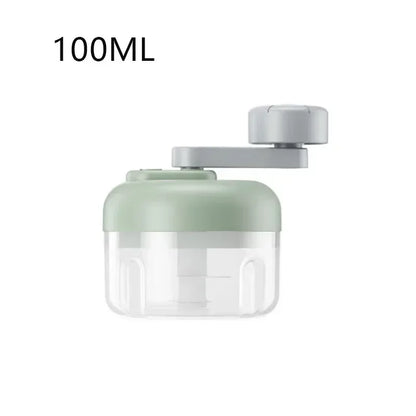 Multifunctional Vegetable Chopper – Manual Hand-Cranked Food Processor for Easy Mincing