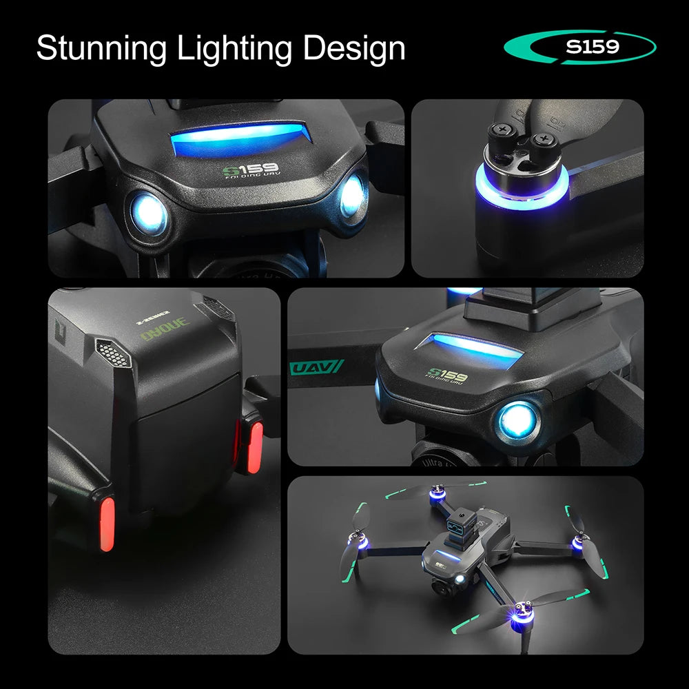 S159 GPS Drone – 8K HD Camera FPV Quadcopter with Obstacle Avoidance & 5G Image Transfer