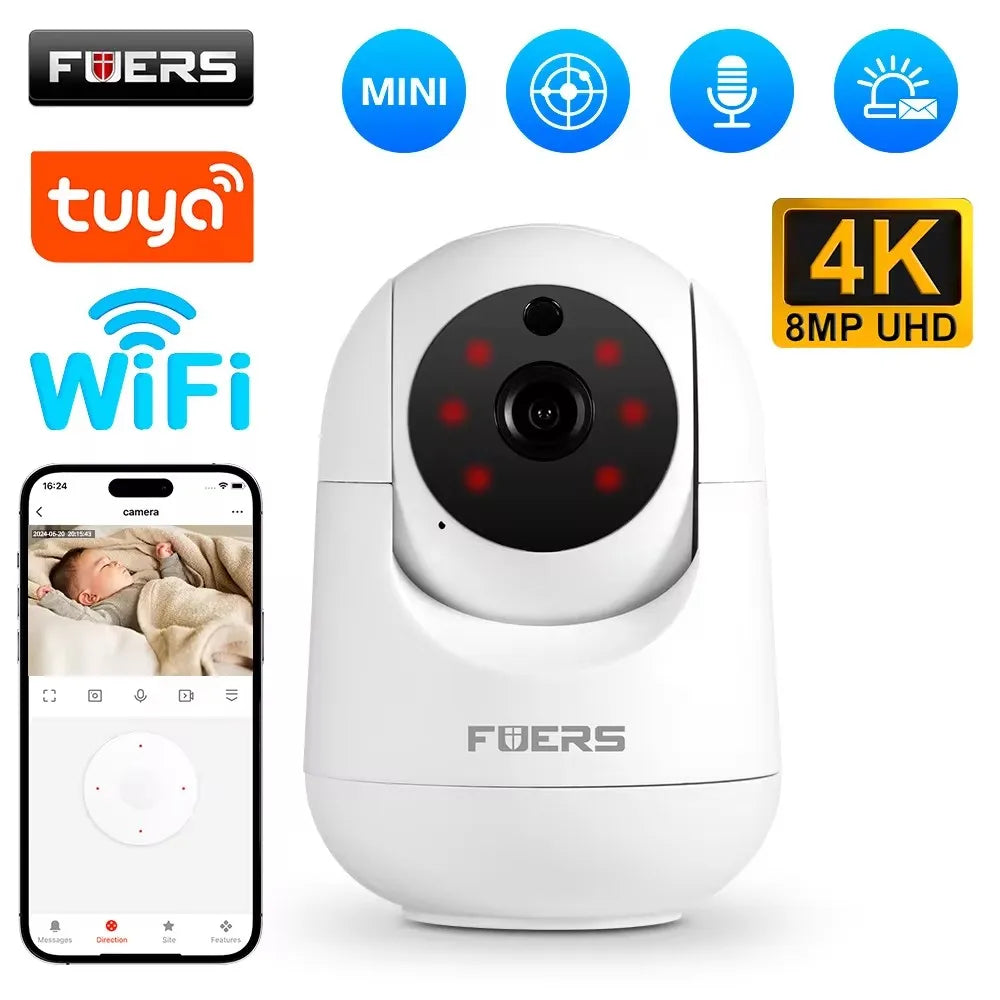 Fuers 4K 8MP IP Camera – Advanced Smart Home Surveillance for Peace of Mind