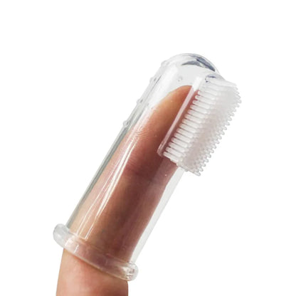Super Soft Pet Finger Toothbrush – Gentle Cleaning Tool for Dogs & Cats
