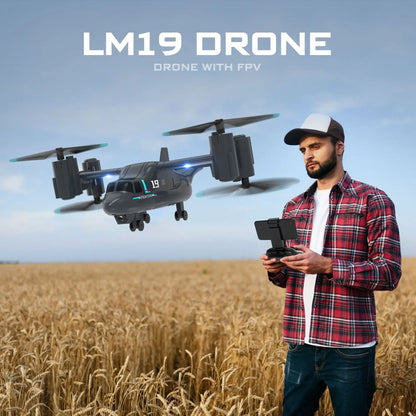 Remote Control Helicopter Drone – Dual Mode Fighter UAV for Kids & Adults