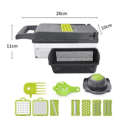 14/16-in-1 Multifunctional Vegetable Chopper – Food Grater, Slicer, and Dicer
