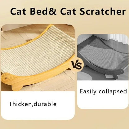 2024 New Cat Scratching Pads – Detachable Wear-Resistant Cat Scratch Board & Sleeping Bed
