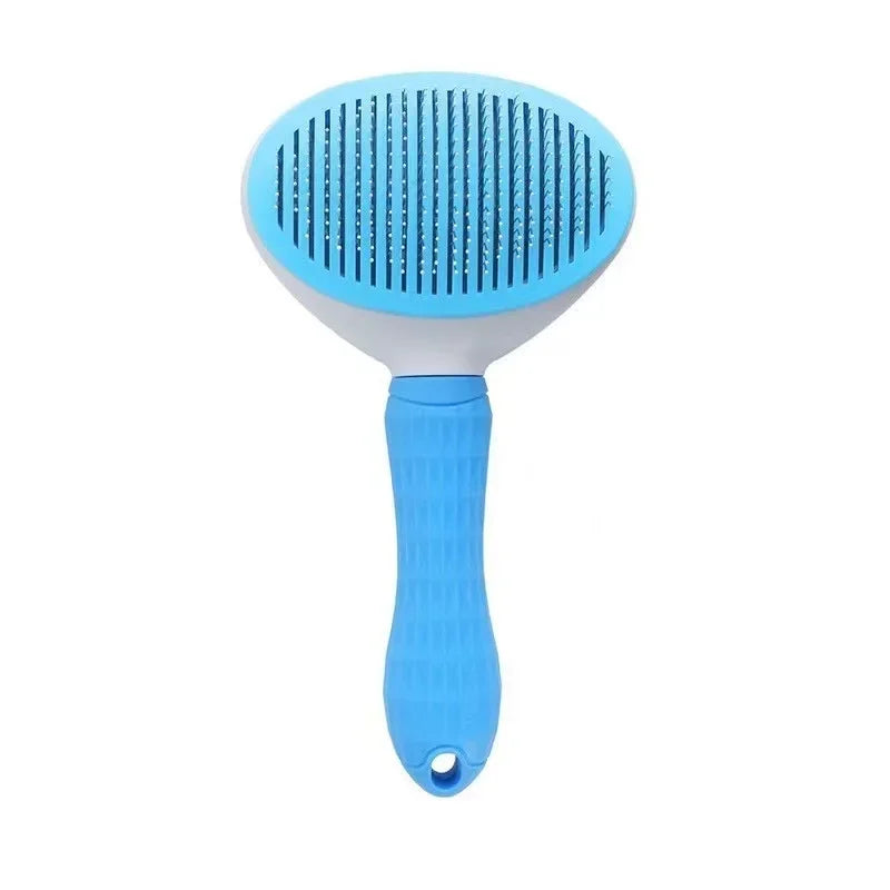 One-Click Hair Removal Pet Comb – Automatic Cat & Dog Hair Removal Brush