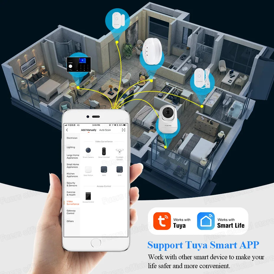 Fuers 4K 8MP IP Camera – Advanced Smart Home Surveillance for Peace of Mind