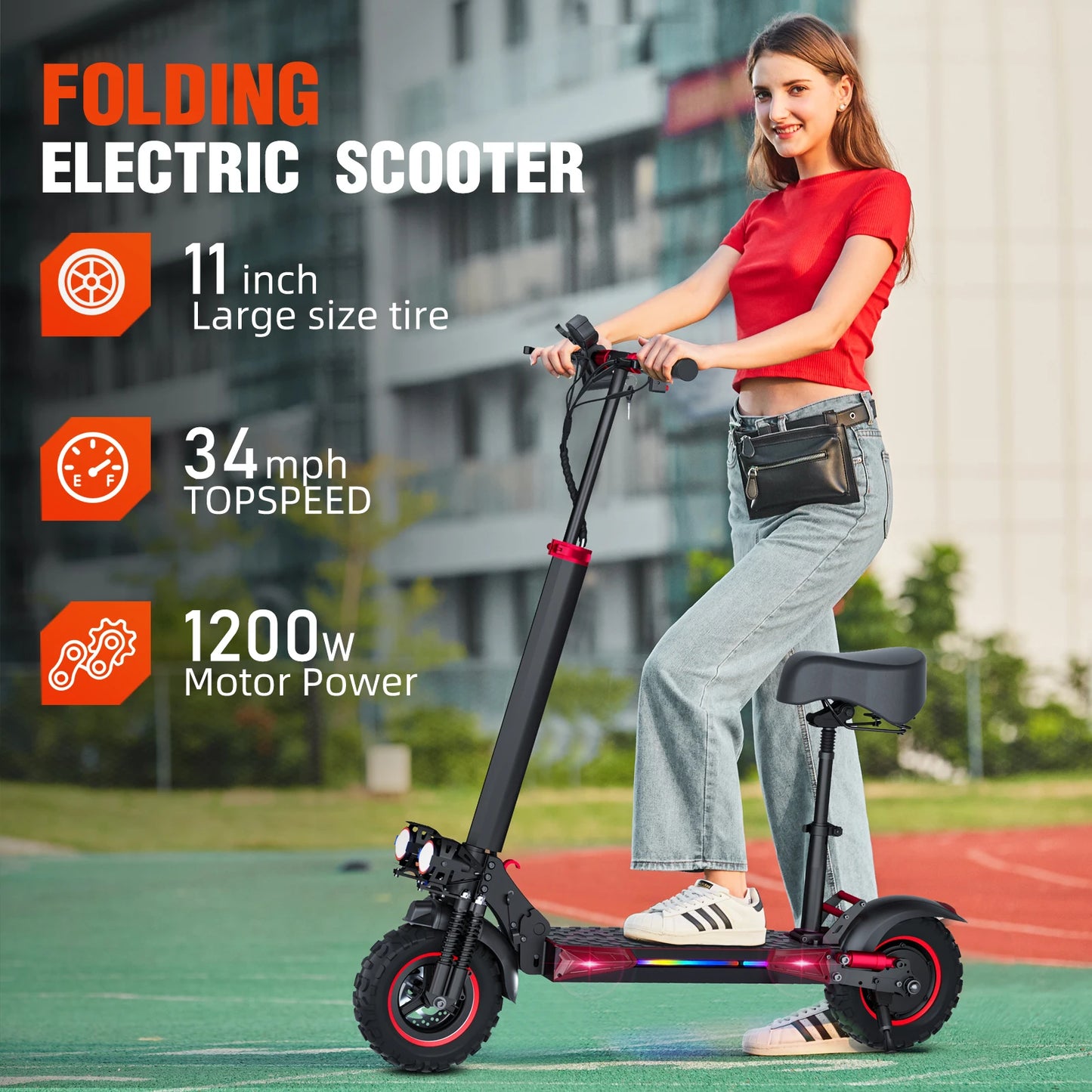 E-Scooter J11MAX – Powerful, Foldable, and Waterproof Electric Scooter